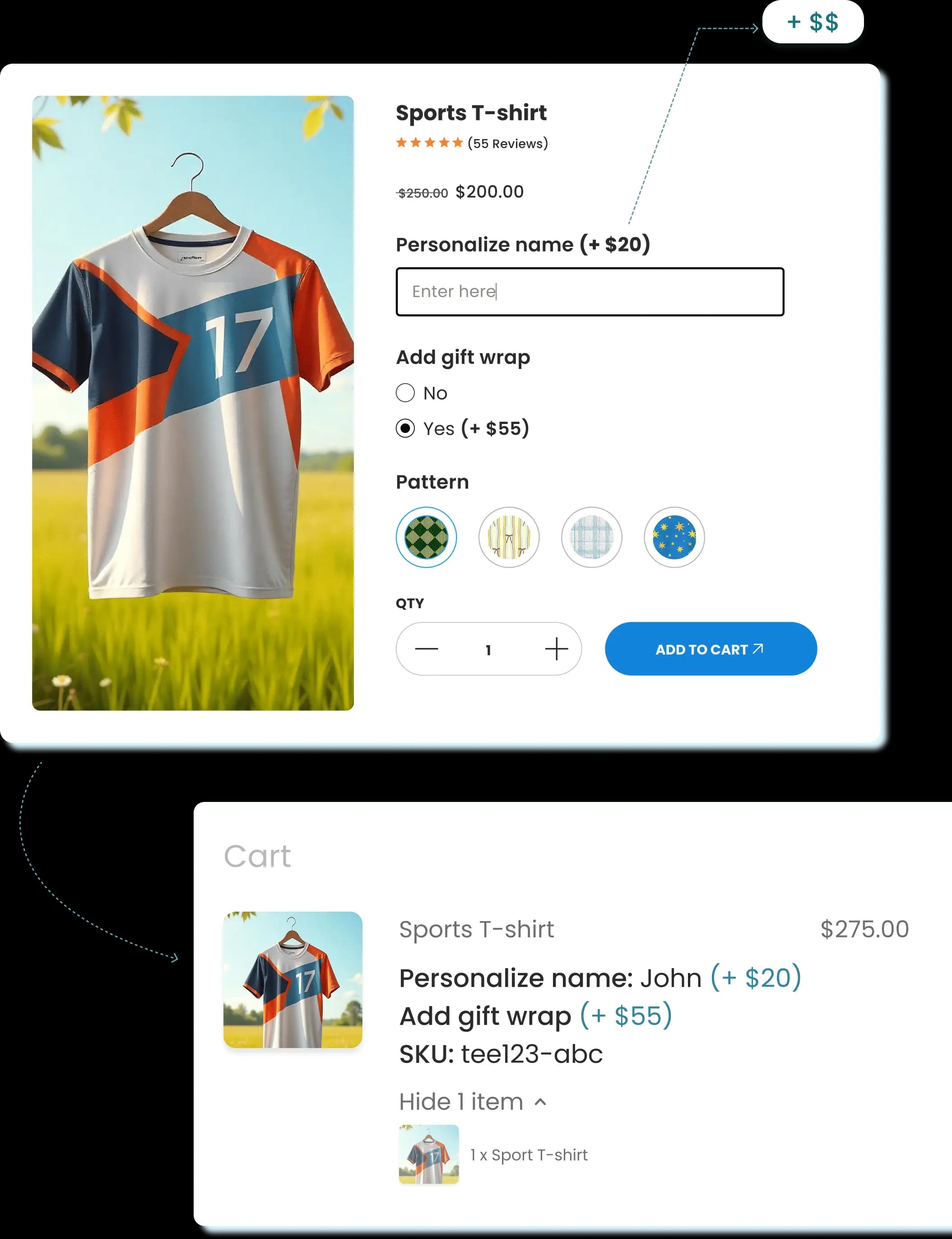 Order confirmation & packing slips