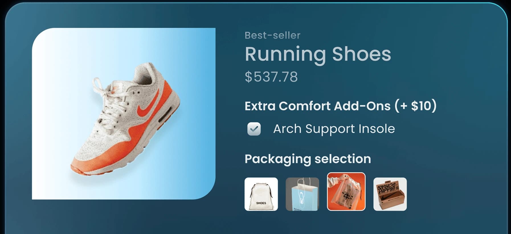 OPTIS product page in action